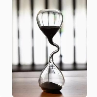 Ampulheta artística fina criativa sem temporizador Decoração de casa personalizada