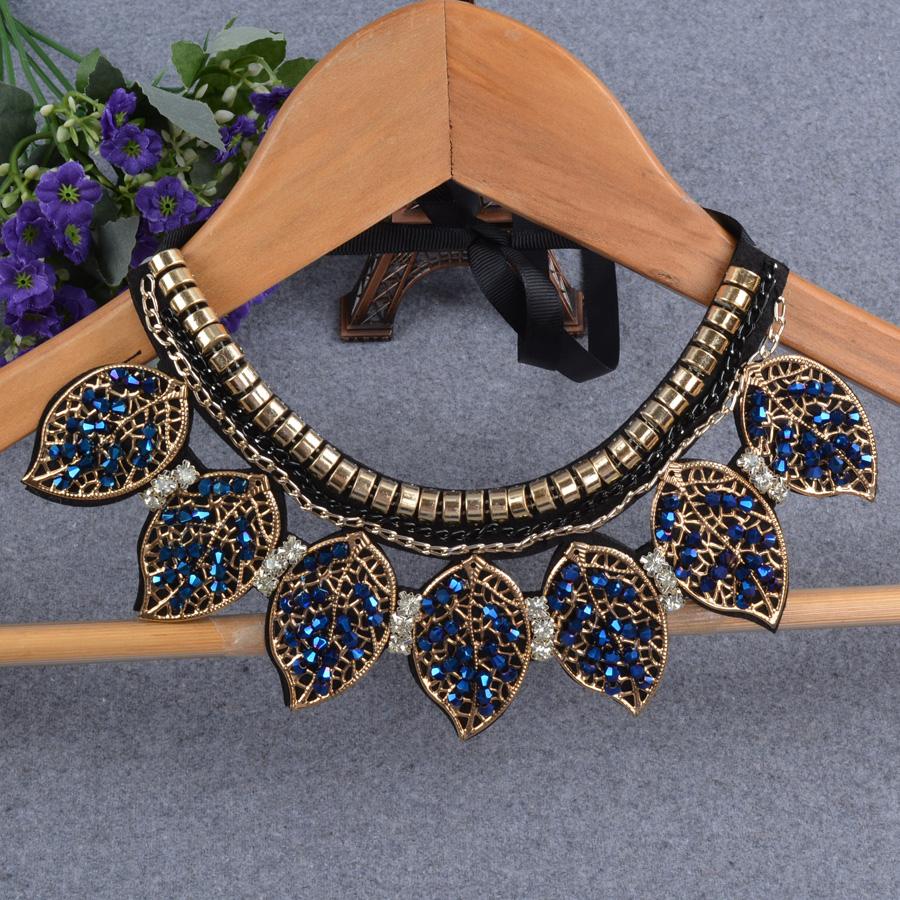 Colar Falso de Diamantes Colar de Gola de Cristal Removível Para Mulheres Gola Falsa Acessórios de Roupa Removíveis Nep Kraagie