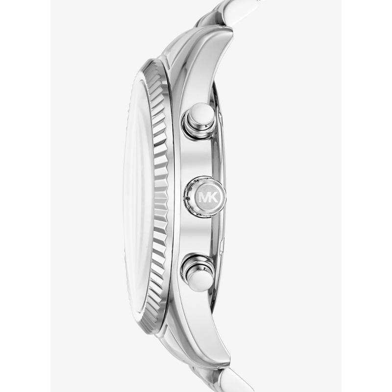 Michael Kors Oversized Lexington Silver-Tone Quartz Watch MK8602
