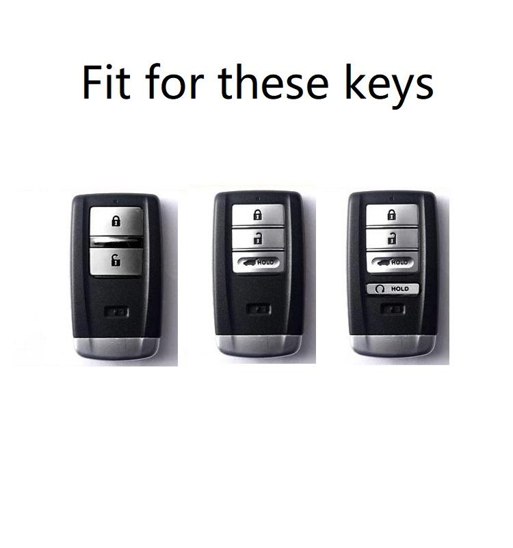 Real Carbon Fiber Car Key Case Key Cover For Acura Ldx Mdx Rdx Nsx Rtlx Tlx-L Tlx Rlx Car Styling
