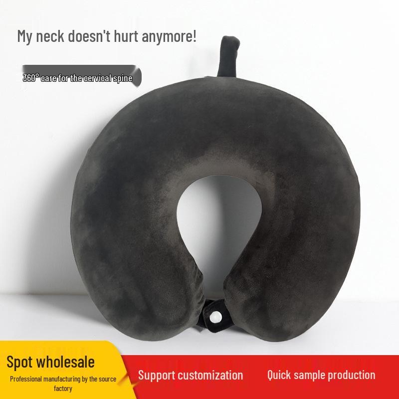 Memory Foam U-Shaped Pillow - Office, Travel Neck Support & Backrest