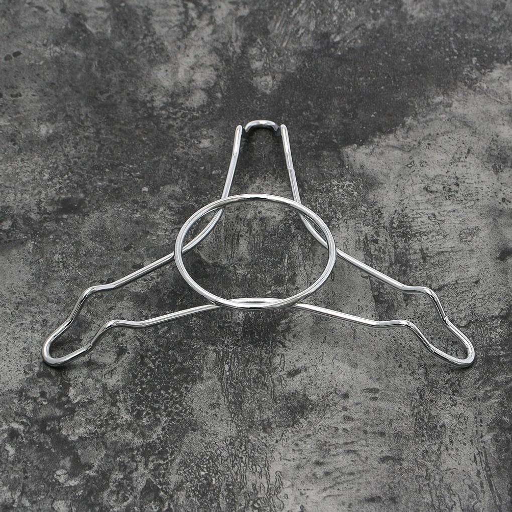 Kitchen tripod stainless steel pot holder bowl steamer holder