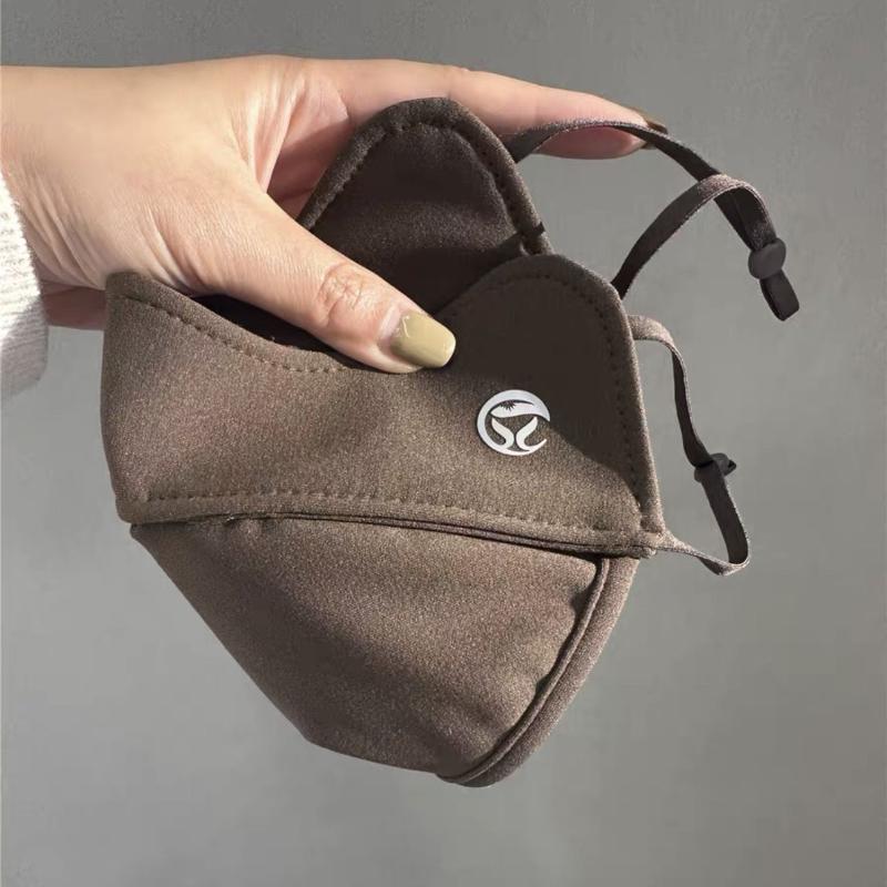 

Women S Warm Face Mask, Thickened For Autumn And Winter, Protects Eyes And Corners, Windproof For Cycling And Outdoor Use коричневий