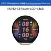 ESP32-S3 Round 1.46" Touchscreen Dev Board with AI, WiFi, Bluetooth, and Audio Playback