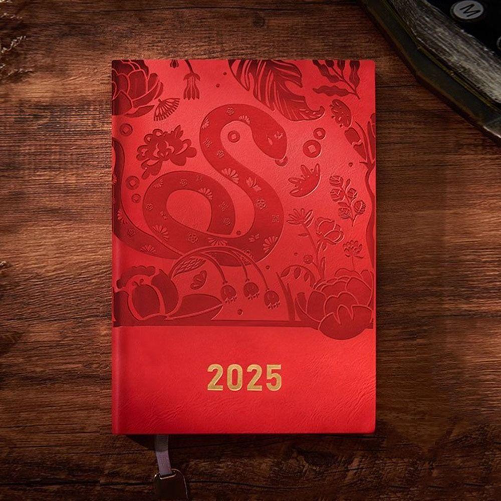 Horizontal Line A5 Notepad Snake Year Theme Time Management Plan Book  Business