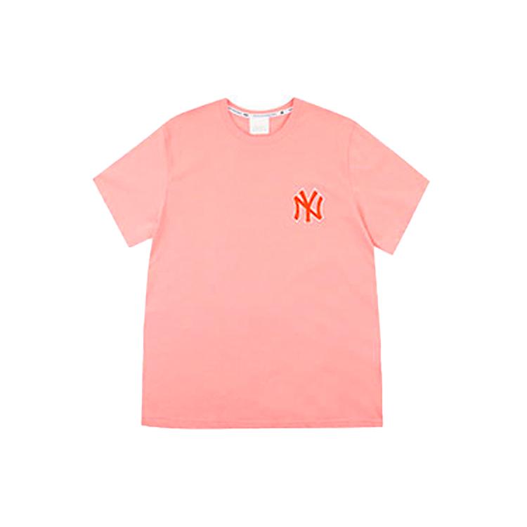 MLB T Shirts Unisex Pink Crew Neck Moderate 31TSCD931-50P