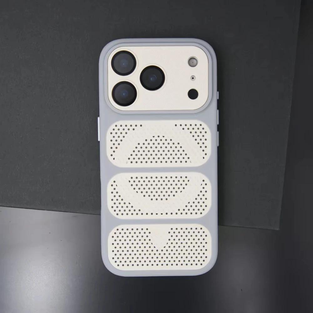 Heat Dissipation Magnetic Phone Case For iPhone 17 Pro Max Air 13 12 14 15 16 Plus For Magsafe Camera Protection Cover