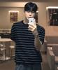 MINDBRIDGE [2Pack][On] Linen-Like Henley Neck Oversized Short Sleeve Knit - 5 Colors