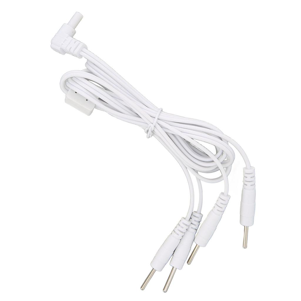 2.35mm Electrode Heat Wires 3.94ft TENS Unit Replacement Lead Wires Connector Cables for Electrotherapy Instruments