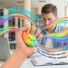 Regenbogenfarbe Quetsch-Knödel Langsam aufsteigender Sensorischer Fidget Ball Knödel Quetschspielzeug Kinder Erwachsene