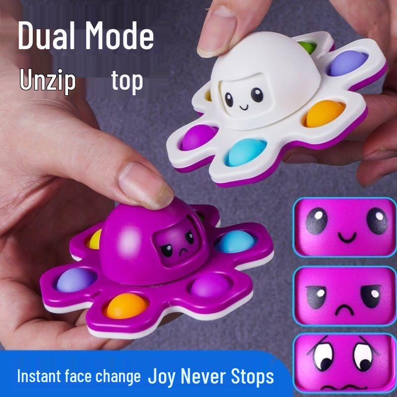 Octopus Spinner: Creative Decompression Toy & Novelty Fun.