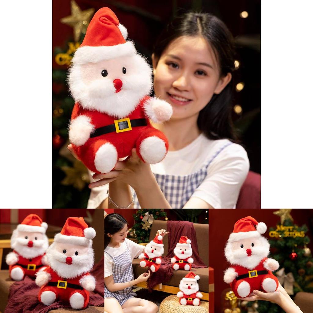 Delightful 25cm Plush Santa Claus Toy Perfect For Christmas Decorations And Gifts