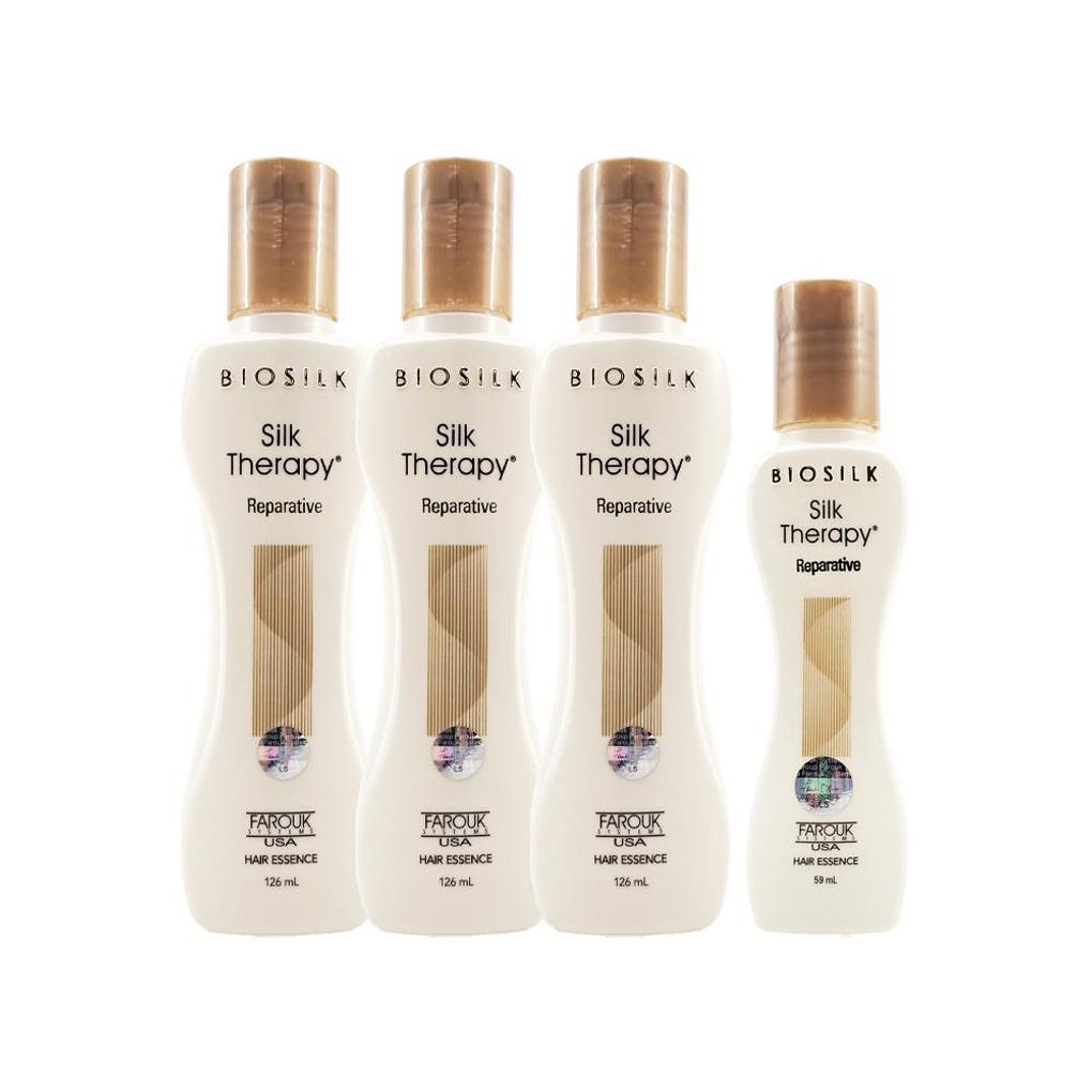 

Silk Therapy Reparative Hair Essence Argan Oil 126 3ea + 59ea Silk Therapy Reparative 126 3+59