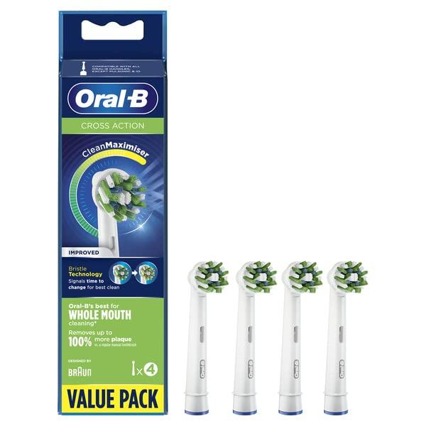 

Oral-B Braun Oral-B Replacement Brush Multi-Action Brush/CROSS ACTION Frustration-Free Package EB50 (4 Pieces) [Parallel Import]
