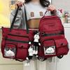 Schoolbag for Children Elementary School Students  Girls Junior High School Students  Large Capacity Color Blocking Backpacks  Backpacks