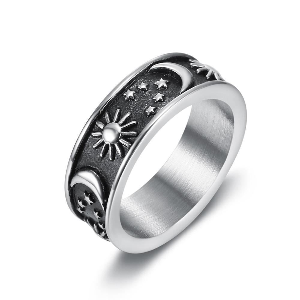 Anillos de Dedo Ankh de Acero Inoxidable Egipcio Para Hombres Mujeres Punk Hip Hop Anillo de Cruz Accesorios de Joyería de Moda Regalos