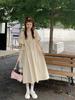 Robe d'été à manches bouffantes douces style académie japonaise pour femmes - Jupe style poupée fraîche niche étudiante d'été