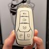 TPU Shell Fob Holder Keychain For Ford Fusion Mondeo Mustang F 150 Explorer Edge 2015 2016 2017 2018 Car Remote Key Case Cover