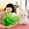 Creative Rabbit Cabbage Plush Toys Children Comfort Doll Girls Office Healing Pillow Home Decorations