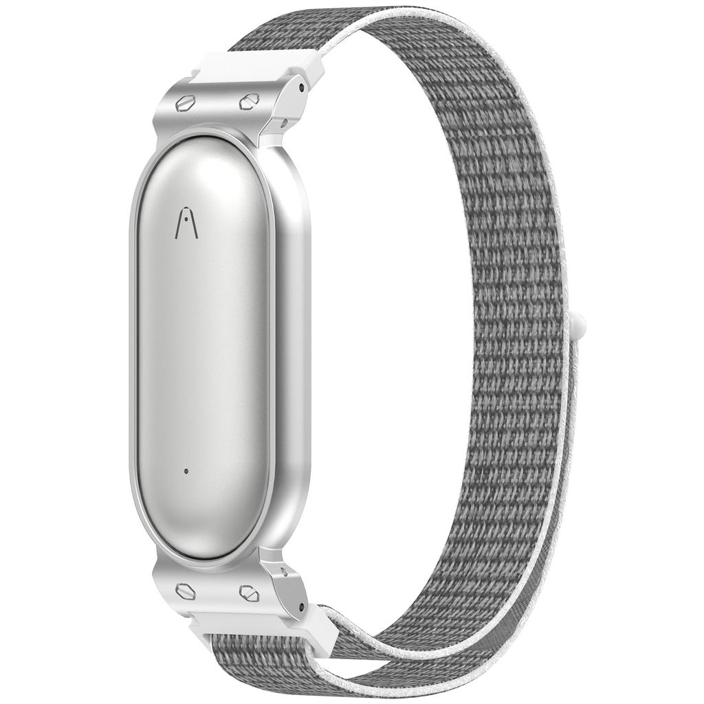 Nylonband mit Metallrahmengehäuse für PLAUD NotePin AI Wearable Voice Recorder Magic Tape Strap