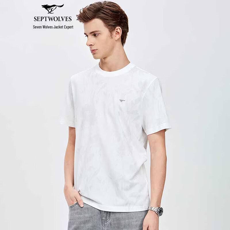 Septwolves Men s Antibacterial Cooling Modal Crew Neck T-Shirt XL