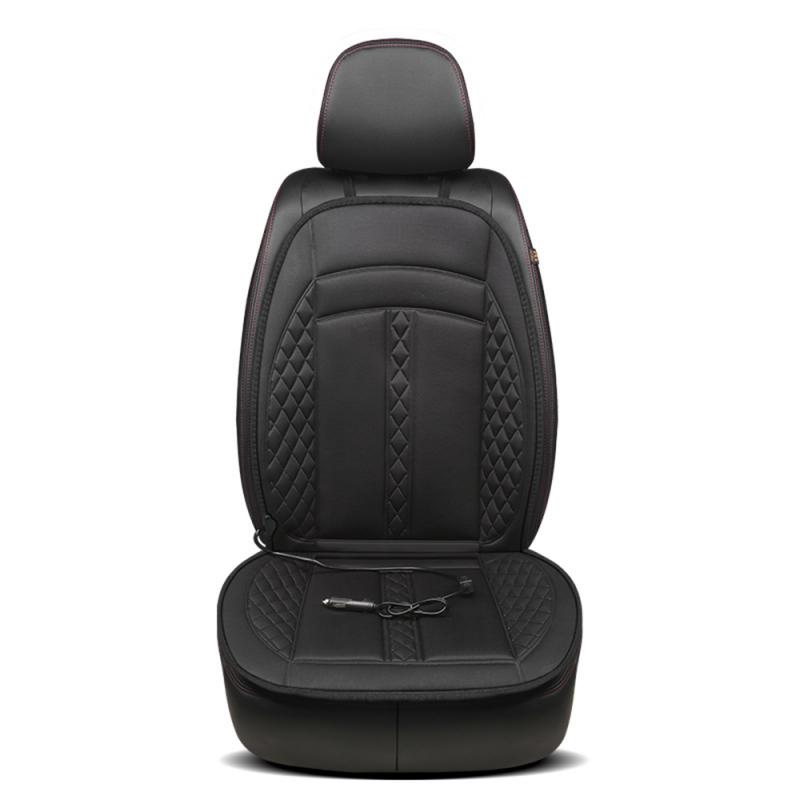 Universal Automobile Heated Seat Cushion Soft Short Plush Rapid Warming Car Electric Seat Protector Mat Cover Cushion Car Supply