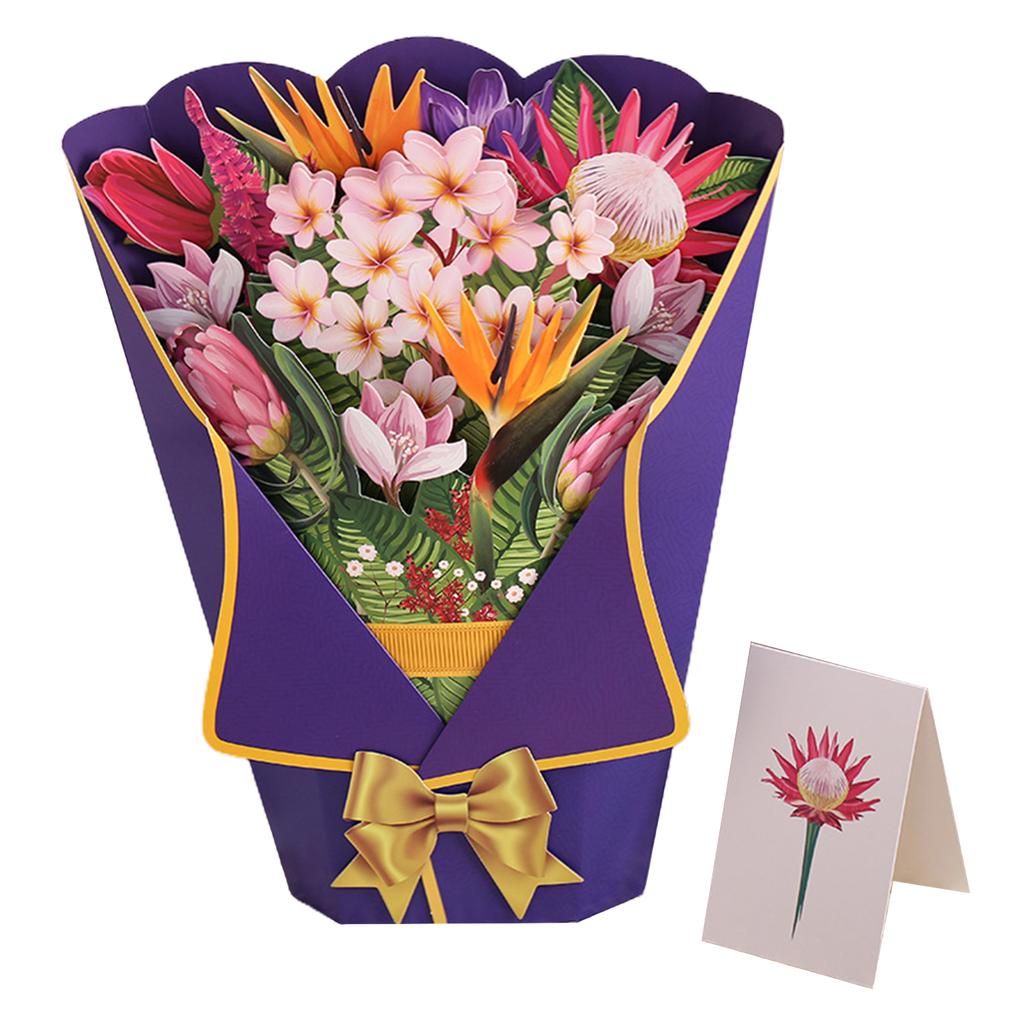 1ks květinová kytice 33 * 25,5 cm 3D smysluplný dárek