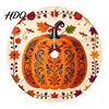 Holiday Tree Skirt Round Skirt 35.4" Christmas Vibrant Prints Mat with for Decorative Prop Photo