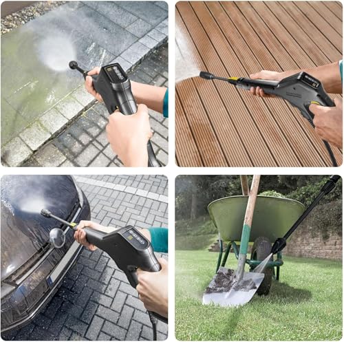 DCGLA Kärcher Hose for Pressure Washers, K Series K2, K3, K4, K5, K7, Quick-Drop Type, Fully Upgraded Model (Black, 10m)