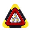 Collapsible Emergency Light Up Triangular Signal Hazard Indicator For Vehicle Safety In Night And Bad Weather Conditions