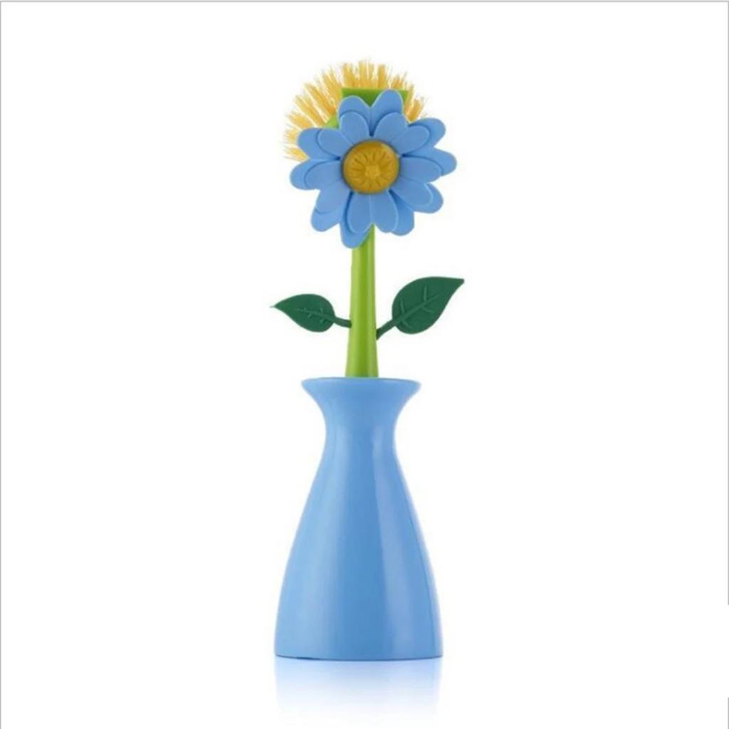 1 set - Kitchen brush, oil free, long handle pot brush, pot wash, bowl brush, creative cleaner