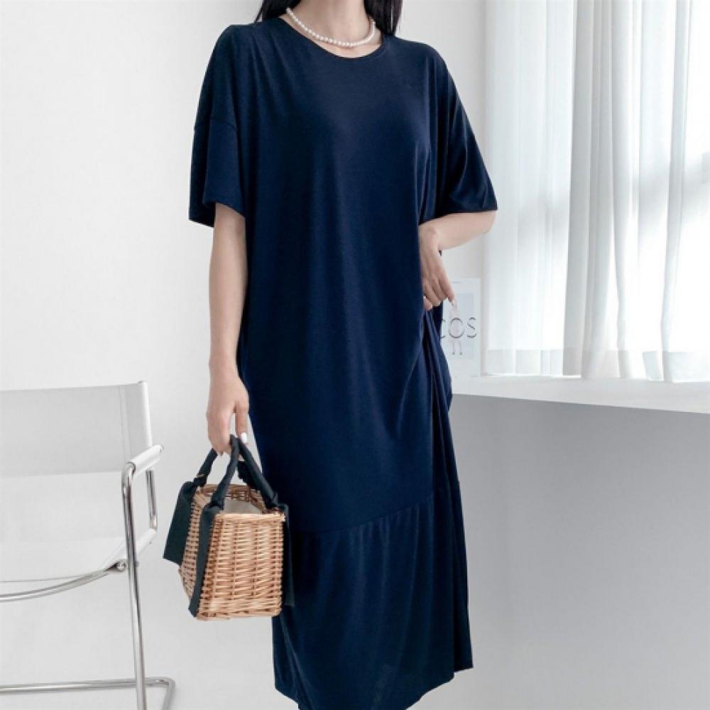 New Arrivals Open Run Women Summer Fashion Big Size Spandex Short Sleeve Long Sk
