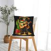Let'S Fiesta Party Printed Pillow Cover Mexican Amigo Cinco De Mayo Sombrero Retro Trendy Pillow Case For Living Room Bed Chair