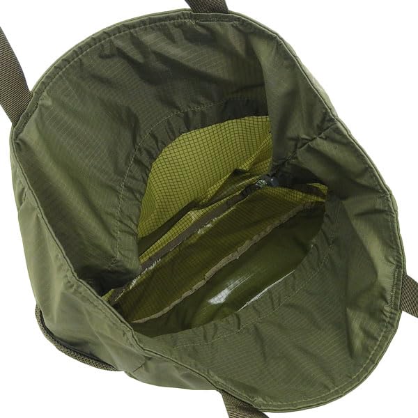 Bag Tote Bag Nylon Dark Green Pocketable Light Tote S 1123972 Compatible with A4 Green [Montbell] Men's Women's (Dark (KHGN)/Green)