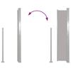Retractable Side Awning 120 x 300 cm Grey
