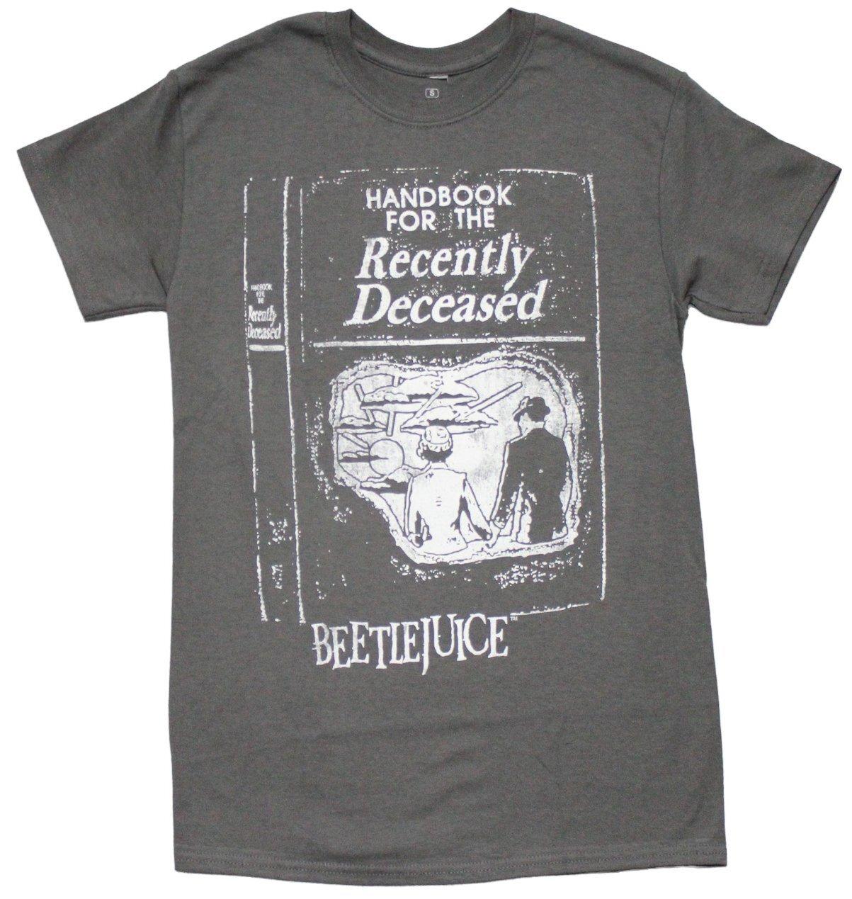 Bettlejuice New Adult T-shirt Handbook for the Recently Deceased XXXXL