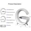 Multifunctional Alarm Clock Speaker RGB Table Lamp Ambient Light Wireless Charger APP Control LED Night Light Charging