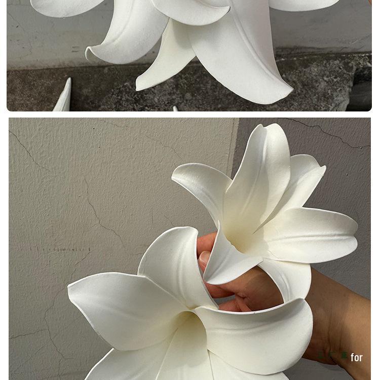 Hanging White Lily Garland for Weddings and Events