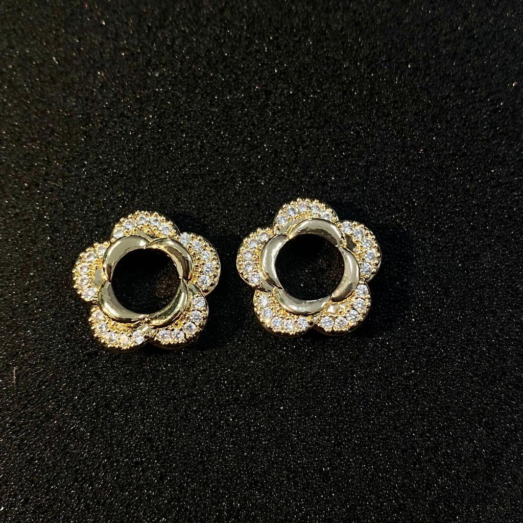 Fashion Rhinestone Sun Jewel Accessories: Zircon Inlaid Crystal Beads and Separators