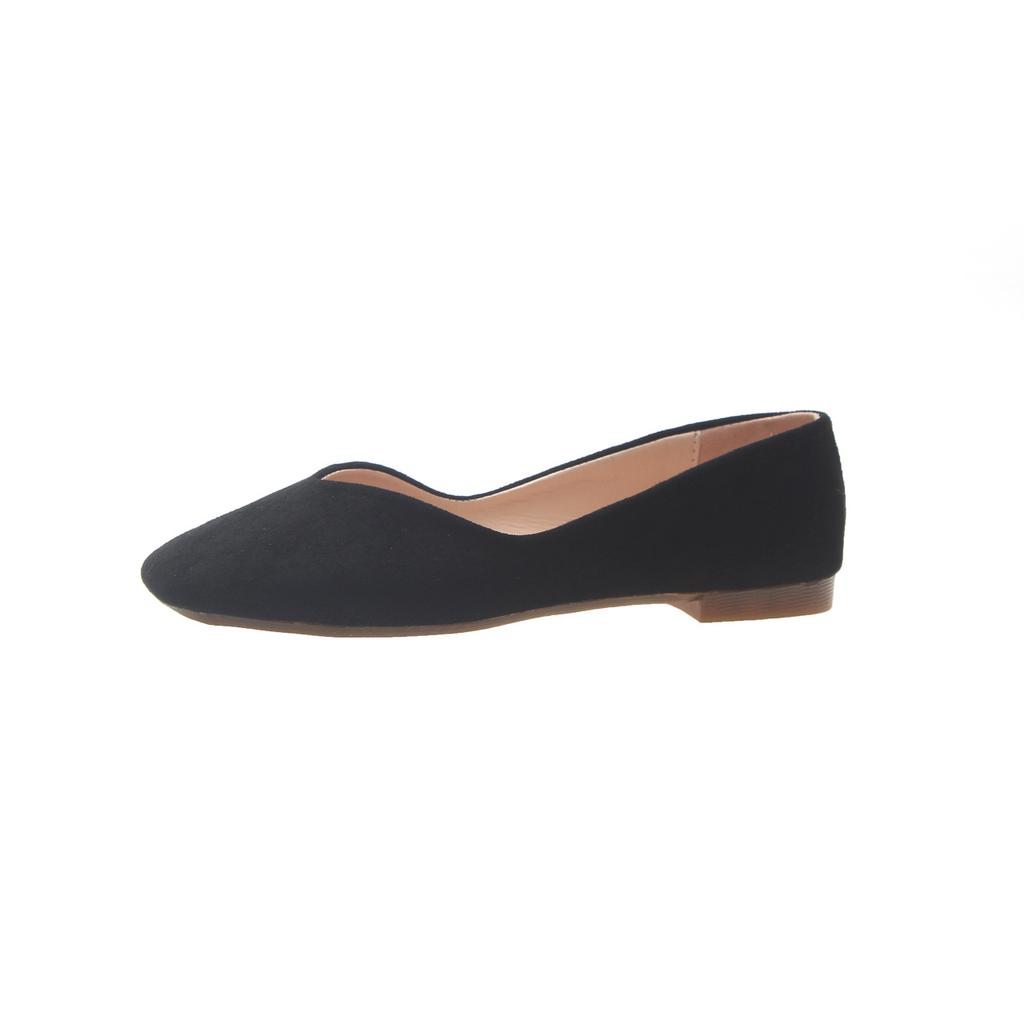 Single shoes women's flat bottom 2025 new soft sole spring and autumn evening evening evening autumn and winter shoes grandma black gentle beanie shoe