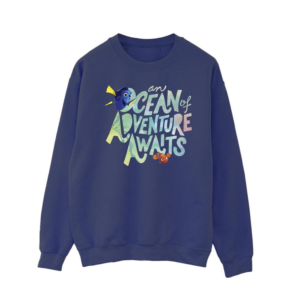 Disney Mens Finding Dory Ocean Of Adventure Sweatshirt