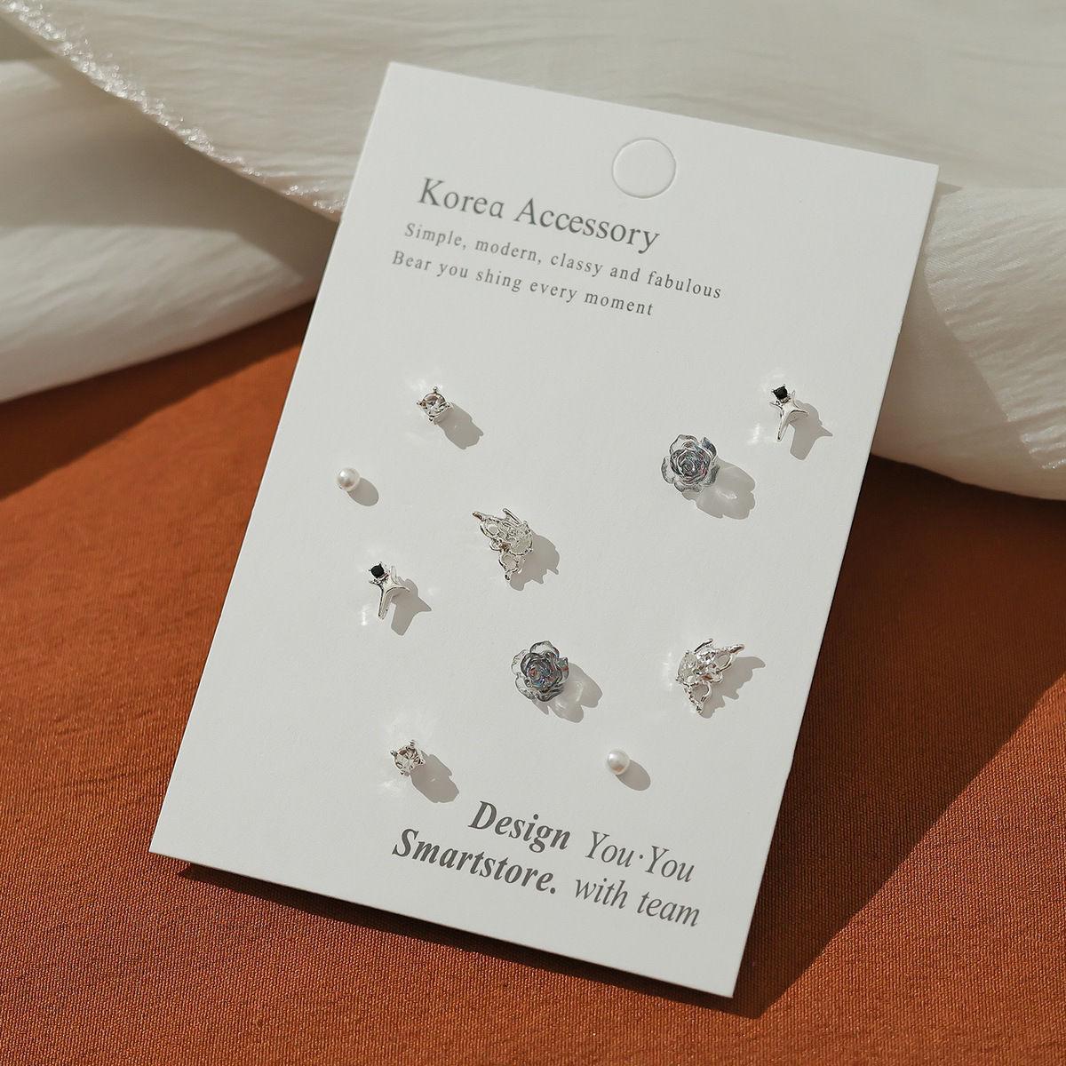 Серьги-пусеты из стерлингового серебра 925 пробы в виде бабочек: Милый, Простой, Изысканный Дизайн