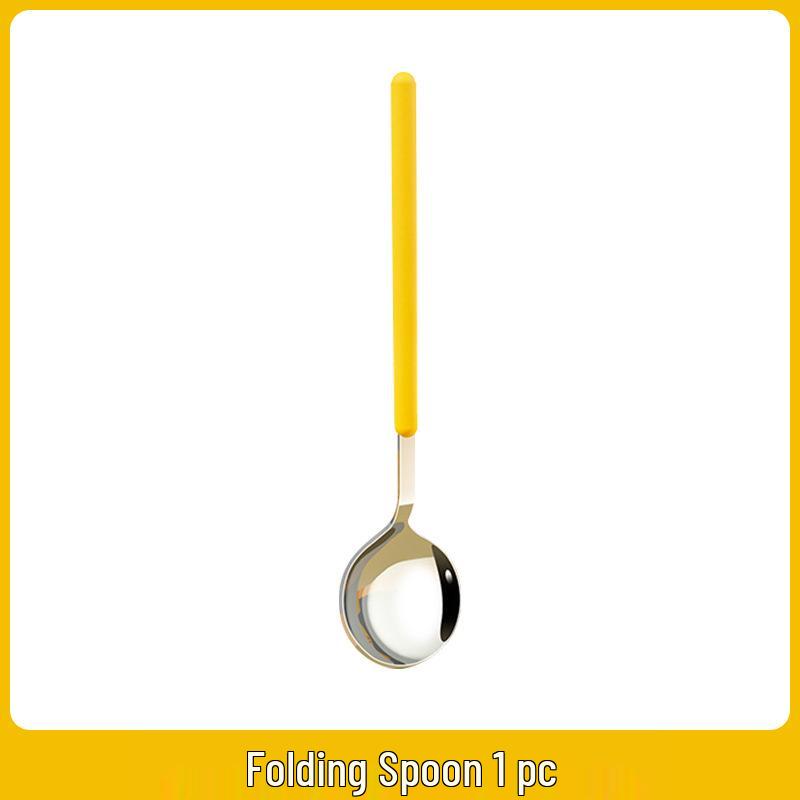 304 Stainless Steel Cute Banana Cutlery Set: Spoon & Chopsticks for Kids, Students, Outdoor & Travel