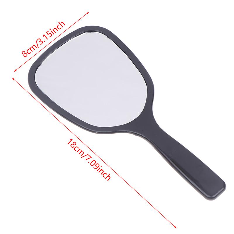 Handheld Makeup Mirror High-Definition Vanity Mirror With Handle Hand Mirror Spa Salon Makeup Vanity