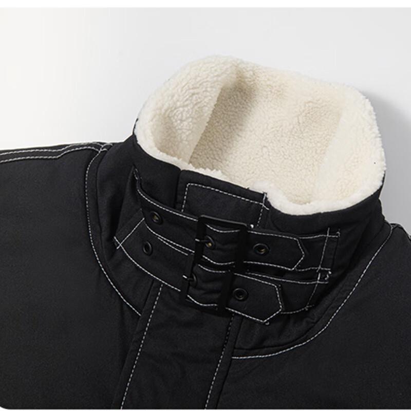 NASA MARVEL Herren Sherpa gefütterte Winterjacke