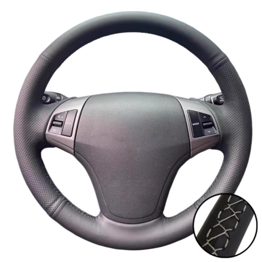 Auto Interior Accessories Hand Stitched Non-slip Artificial Leather 2008 - 2010 Steering Wheel Cover For Hyundai Elantra