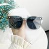 Square Sunglasses For Woman Vintage Big Frame Black Mirror Sun Glasses Shading Polarizer Sexy Female Travel Eyewear Uv400