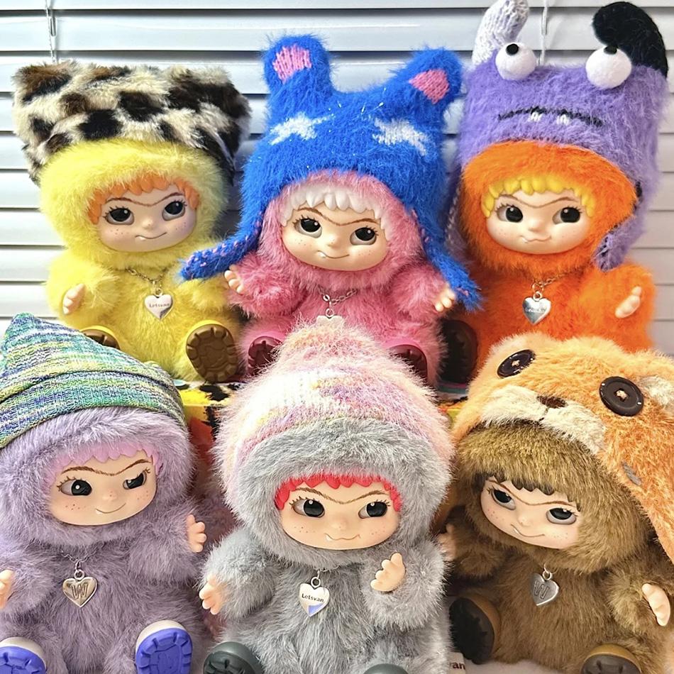 Collectible Toy Wakuku Fox & Bunny Trickor Treat Mystery Box Cute Anime Doll Keychain Action Figure Surprise Bag Toys Gift