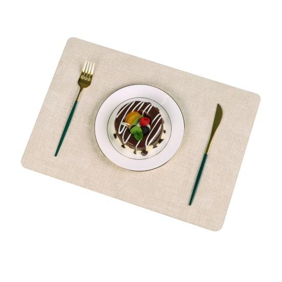Non-Slip Placemat Heat Resistant Dining Table Mat for Plates Bowls Cups Teapots Reusable Washable Coaster for Kitchen Outdoor Use