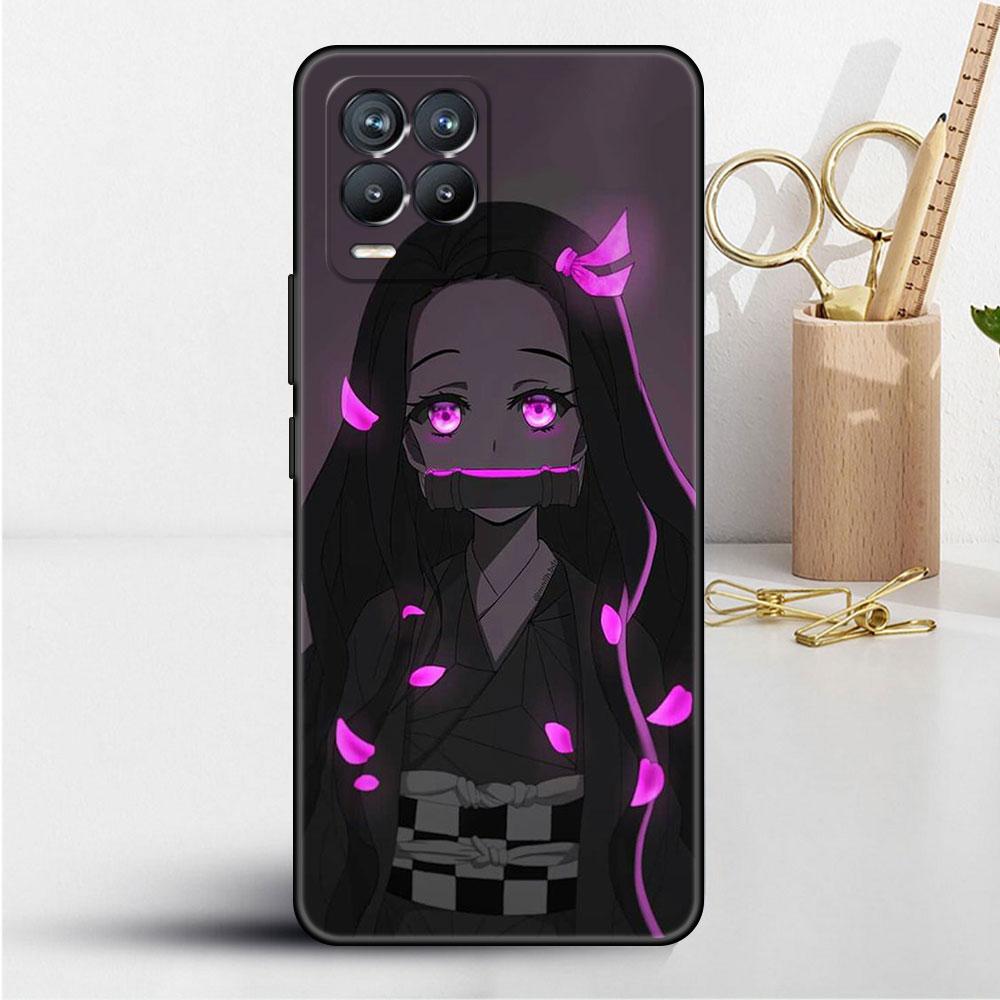 Soft TPU Case For Realme 8 C21 9 Pro 8i 9i GT Neo 3 2 C3 7 6 C21Y C15 C11 C35 Silicone Phone Cover Anime Demon Slayer
